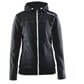 LEISURE FULL ZIP HOOD DAME SVART