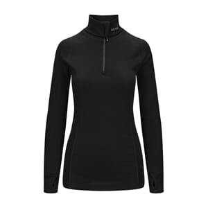 BRYNJE ARCTIC DAME ZIP POLO SVART