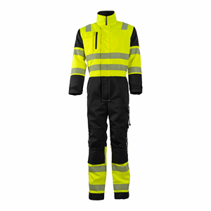 KJELEDRESS GUL/SORT KL.3