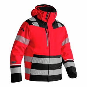 JAKKE 2-IN-1 PROTEC KL.2/3 RØD/SVART