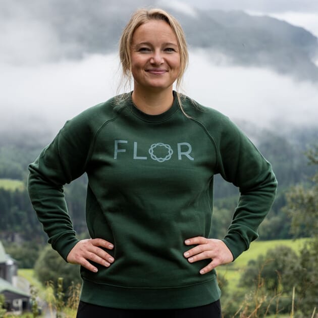 FLOR BOMULLSGENSER GRØNN.jpeg