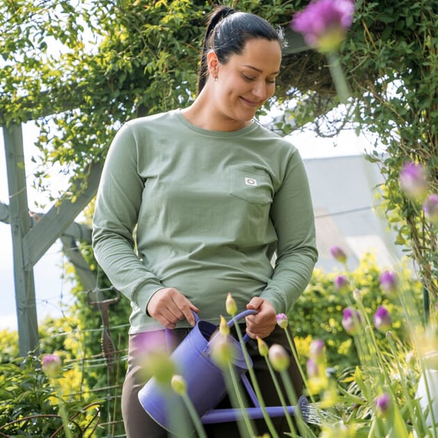 FLOR VÅR BOMMULSGENSER GRØNN_1.jpeg