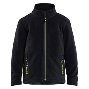 MICROFLEECEJAKKE BARN SORT